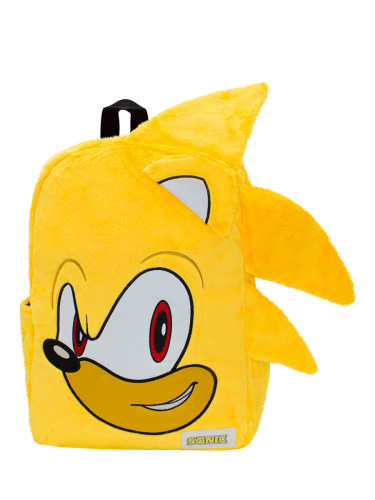 Рюкзак школьный Sonic Супер Соник асимметриичный желтый