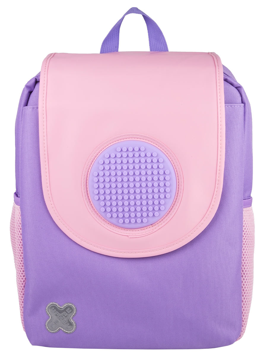 Рюкзак пиксельный Futuristic Kids School Bag сиренево-розовый облегченный
