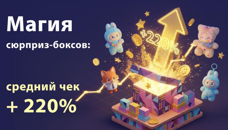 Магия сюрприз-боксов: средний чек +220%