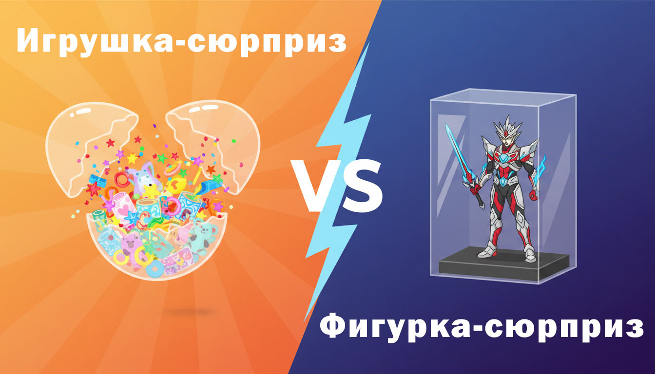 Игрушка-сюрприз vs Фигурка-сюрприз Игрушка-сюрприз vs Фигурка-сюрприз
