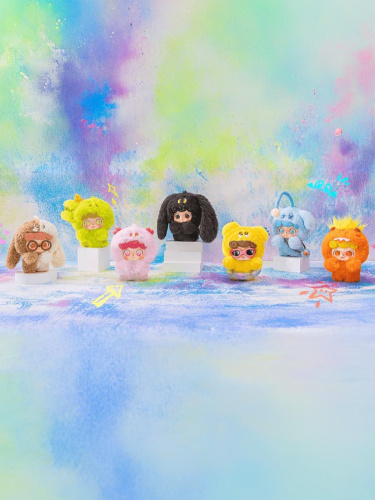 Мягкая игрушка Кью-Малыш: Волосатые монстры - Эмоции Q.KID в сюрприз-боксе 12-14см, 1шт.