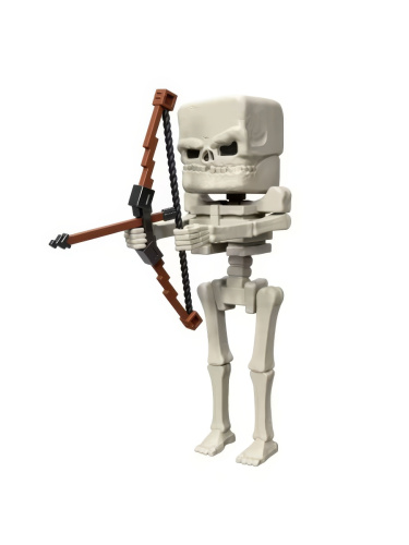 Фигурка Minecraft Movie Skeleton Скелет Майнкрафт фильм 10 см, 1шт.