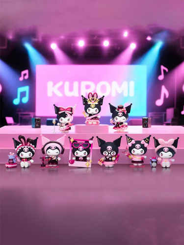 Фигурка Куроми Искрящийся идол Kuromi в сюрприз-боксе 8-10см, 1шт.