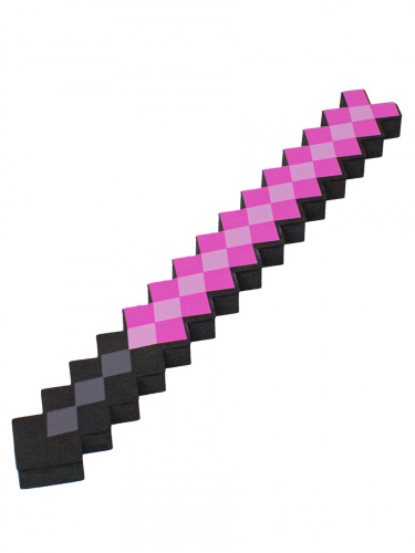 Меч Световой пиксельный Майнкрафт (Minecraft) 8Бит 32см