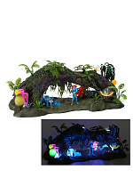 Набор фигурок Аватар диорама Avatar movie Omatikaya Rainforest with Jake Sully со световыми эффектами 32см