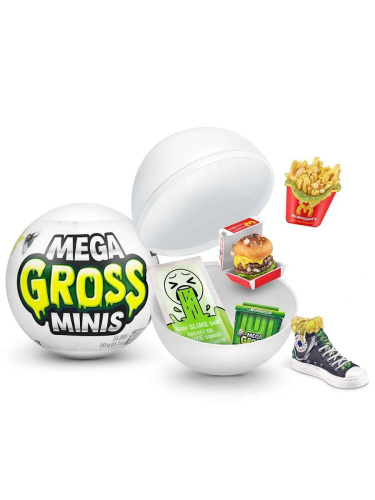 Сюрприз бокс Отвратительная Еда серия1 ZURU 5 SURPRISE, шар 9см