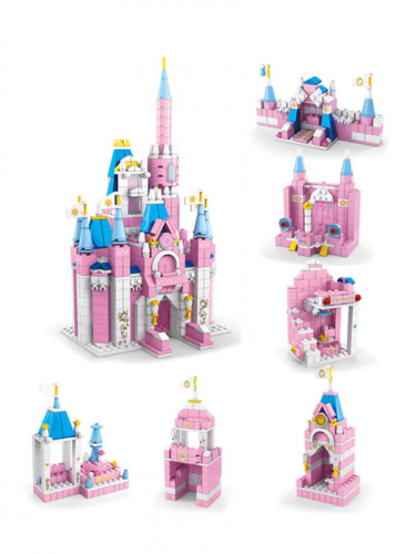 Конструктор лего Замок принцессы 6в1, 1000 деталей