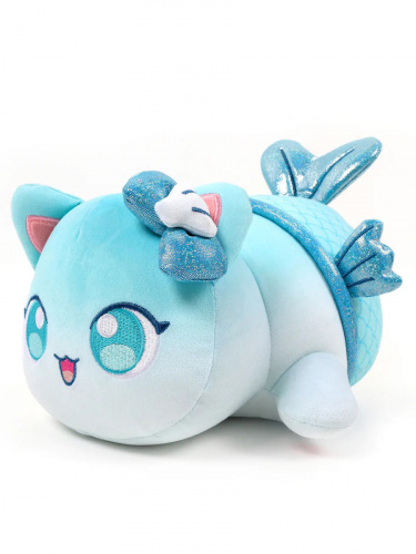 Мягкая игрушка - подушка кошка Русалка Mermaid Cat 25см