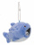 Мягкая игрушка Пингвин в костюме кита с подвесом голубой 11см