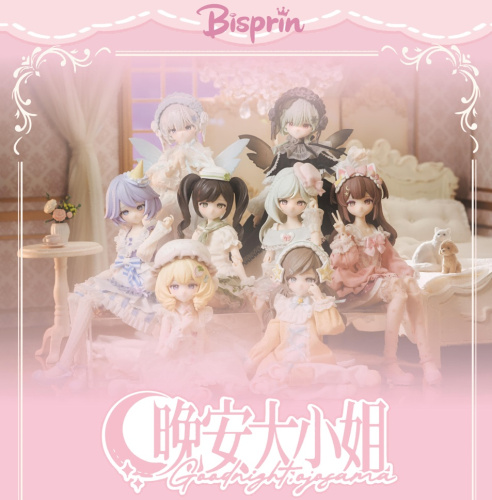 Фигурка шарнирная кукла БЖД: Good Night, Ojosama Awayuki & Shintou Series Special Sixth Batch BJD в сюрприз-боксе в сюрприз-боксе см, 1шт.