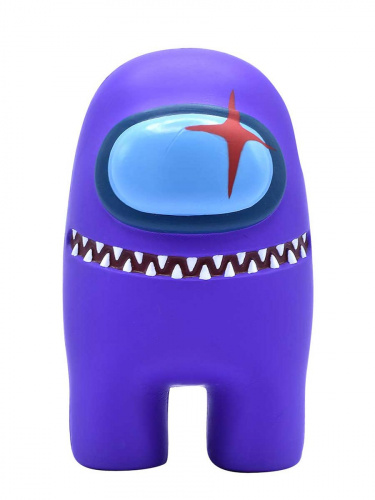 Сквиш, игрушка антистресс Among Us Mega фиолетовый 15см
