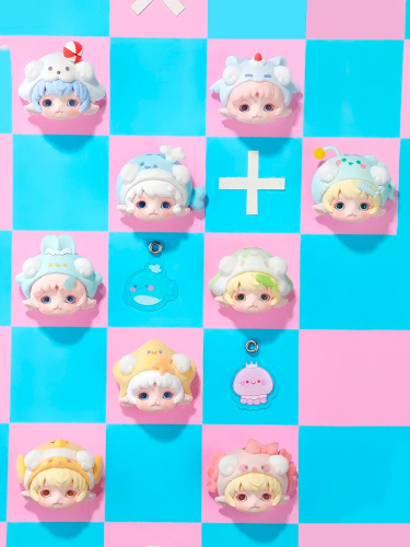 Фигурка Мимиа МиДжуан: Вечеринка морских обитателей Mimia MiJuan в сюрприз-боксе 6-12см, 1шт.