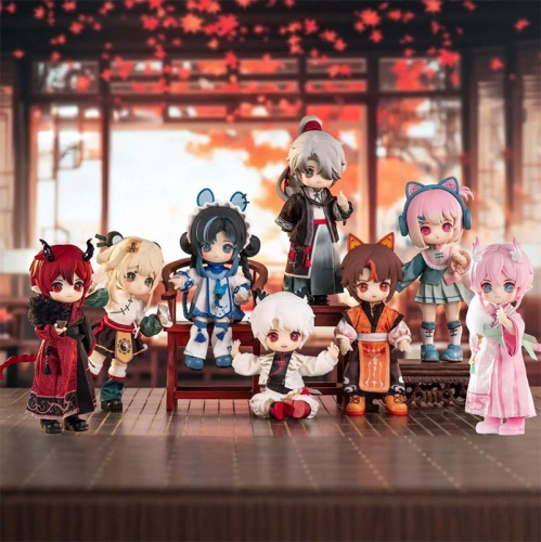 Фигурка шарнирная кукла БЖД Наги NAGI Хроника облачных руин в сюрприз-боксе 15см, 1шт.