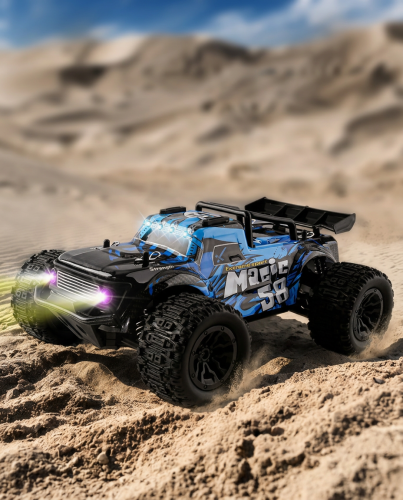 Машинка на радиоуправлении Джип синий