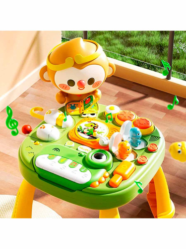 Бизиборд Динозаврик интерактивный стол с пианино