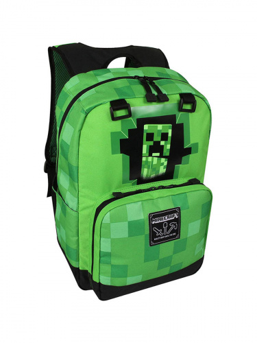 Рюкзак Minecraft Creepy Creeper зеленый