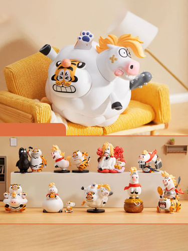 Фигурка Александр Толстый Тигр: По-настоящему бешеный конь Alexander The Fat Tiger в сюрприз-боксе 7-13см, 1шт.