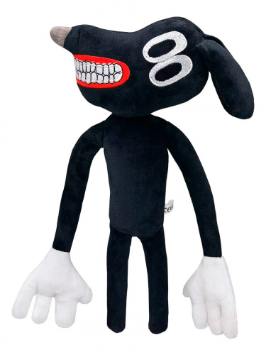 Мягкая игрушка Сиреноголовый Cartoon Dog на шарнирах черный 30см