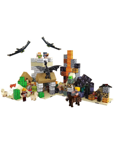 Магнитный конструктор Майнкрафт Граница Minecraft, 575 деталей