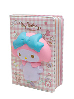 Блокнот со сквишем Кролик My Melody формат А5 розовый