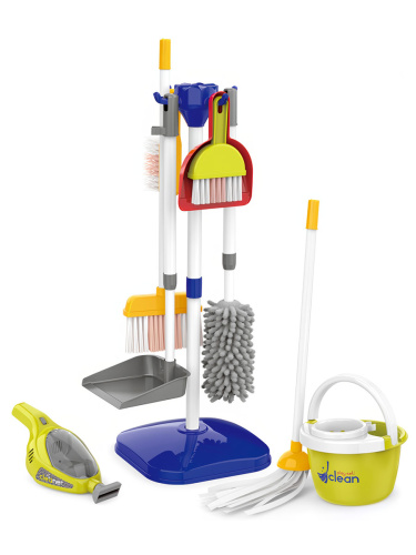 Набор для уборки с ручным пылесосом 17 предметов