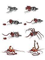 Фигурка NECA Нечто собака The Thing Dog Creature Set Ultimate 18см