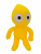 Мягкая игрушка Радужные друзья Rainbow friends Голова-капля желтый 27см