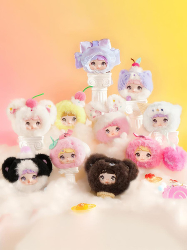 Мягкая игрушка с подвесом Nommi Сладости в сюрприз-боксе 11см, 1шт.