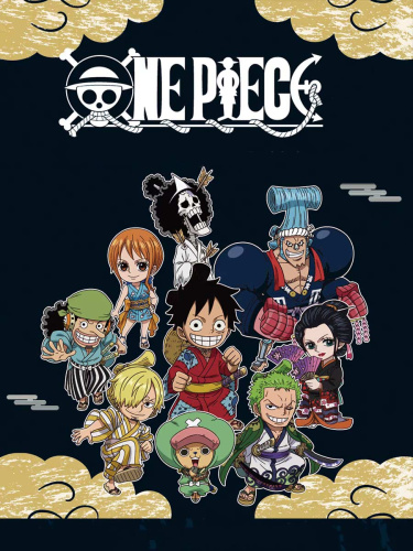 Фигурка брелок Ван Пис в сюрприз-боксе, 1шт.