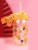 Стакан, бутылка с трубочкой, ложкой для заваривания и ремешком Nomo Duck Emoji 430мл
