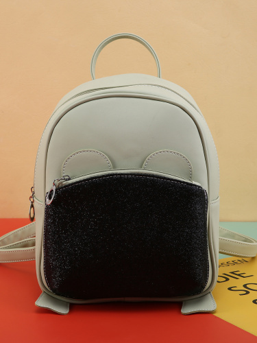 Рюкзак Mouse с блестками зеленый M