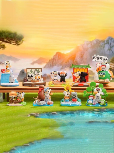 Фигурка Александр Толстый Тигр: Маленький Тигр и его товарищи Alexander The Fat Tiger в сюрприз-боксе 5-13см, 1шт.