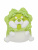 Мягкая игрушка подушка Собака в капусте зеленая 35см