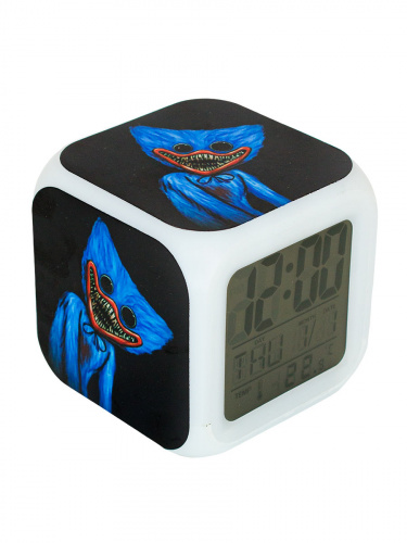 Часы-будильник Huggy Wuggy с подсветкой №11