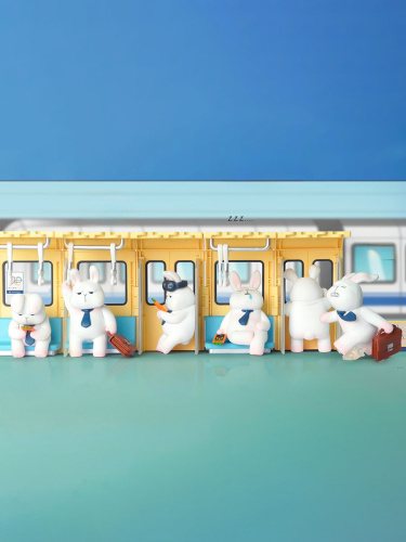 Фигурка Понедельник, Брюс: Ежедневная поездка на метро Monday Bruce в сюрприз-боксе 8-12см, 1шт.