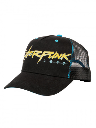 Бейсболка Cyberpunk 2077 Cyberpunker черная