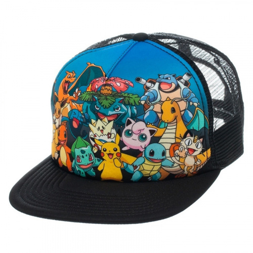 Бейсболка Pokemon Characters Snapback