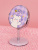 Зеркало косметическое на подставке Мишка Happy фиолетовое