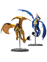 Фигурка World of Warcraft Ворлд оф Варкрафт Bronze Proto-Drake and Blue Highland Drake 2pk 18см