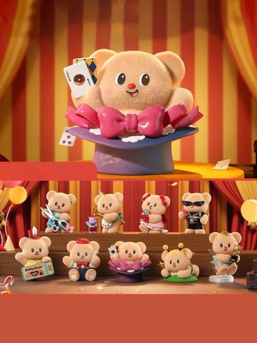 Фигурка Медведь Маслице: Очаровательный инфлюенсер Butterbear в сюрприз-боксе 8-11см, 1шт.