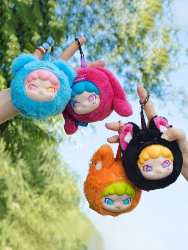 Мягкая игрушка - брелок ДОРА Музыкальный фестиваль DORA в сюрприз-боксе 12-14см, 1 шт.