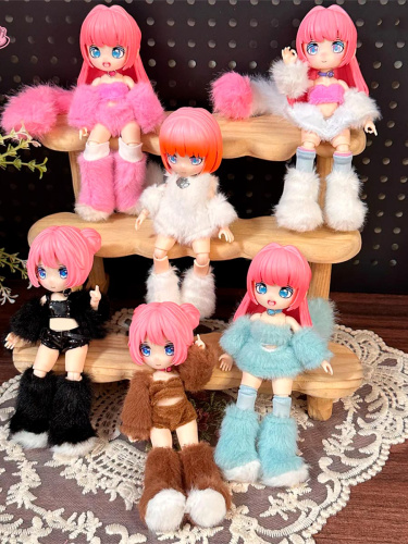 Фигурка шарнирная кукла БЖД Кошачий остров в сюрприз-боксе, 1шт.