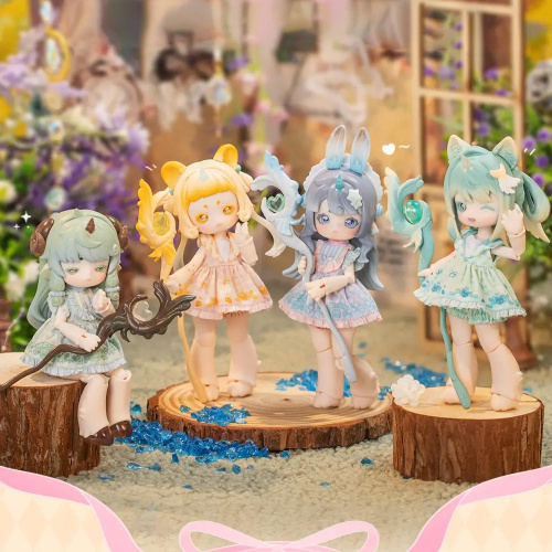 Фигурка шарнирная кукла БЖД Анту: Милый волшебный зверь Antu в сюрприз-боксе 18см, 1шт.