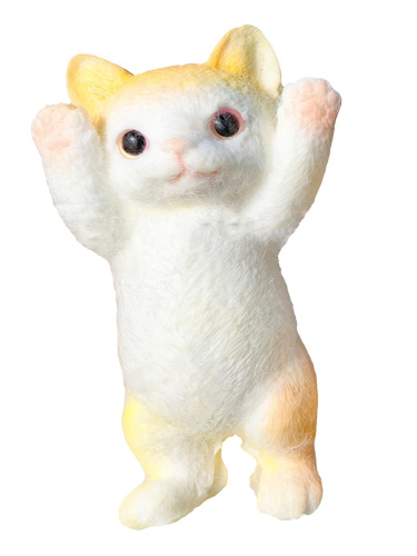 Сквиш, игрушка антистресс Котенок Палевый 18см