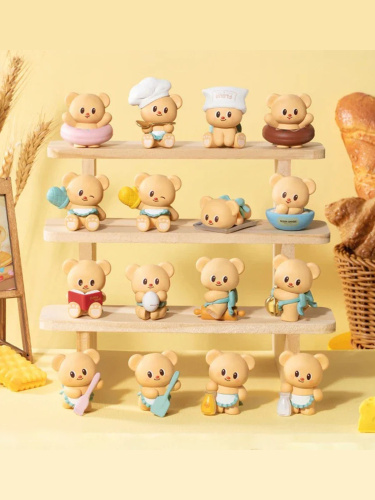 Фигурка Медведь Маслице: Испеченный с любовью Butterbear в сюрприз-боксе 2-5см, 1шт.