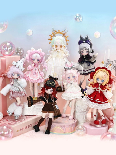 Фигурка шарнирная кукла БЖД: Luluelf Story Secret Contract Series 1/8 Scale в сюрприз-боксе см, 1шт.