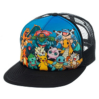 Бейсболка Pokemon Characters Snapback