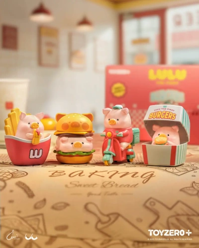 Фигурка LuLu the Piggy Burger Express в сюрприз-боксе 1шт.