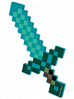 Меч Изумрудный пиксельный Майнкрафт (Minecraft) 8Бит 45см