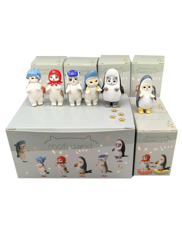 Фигурка Коты в кигуруми Морских обитателей в сюрприз боксе 1шт.